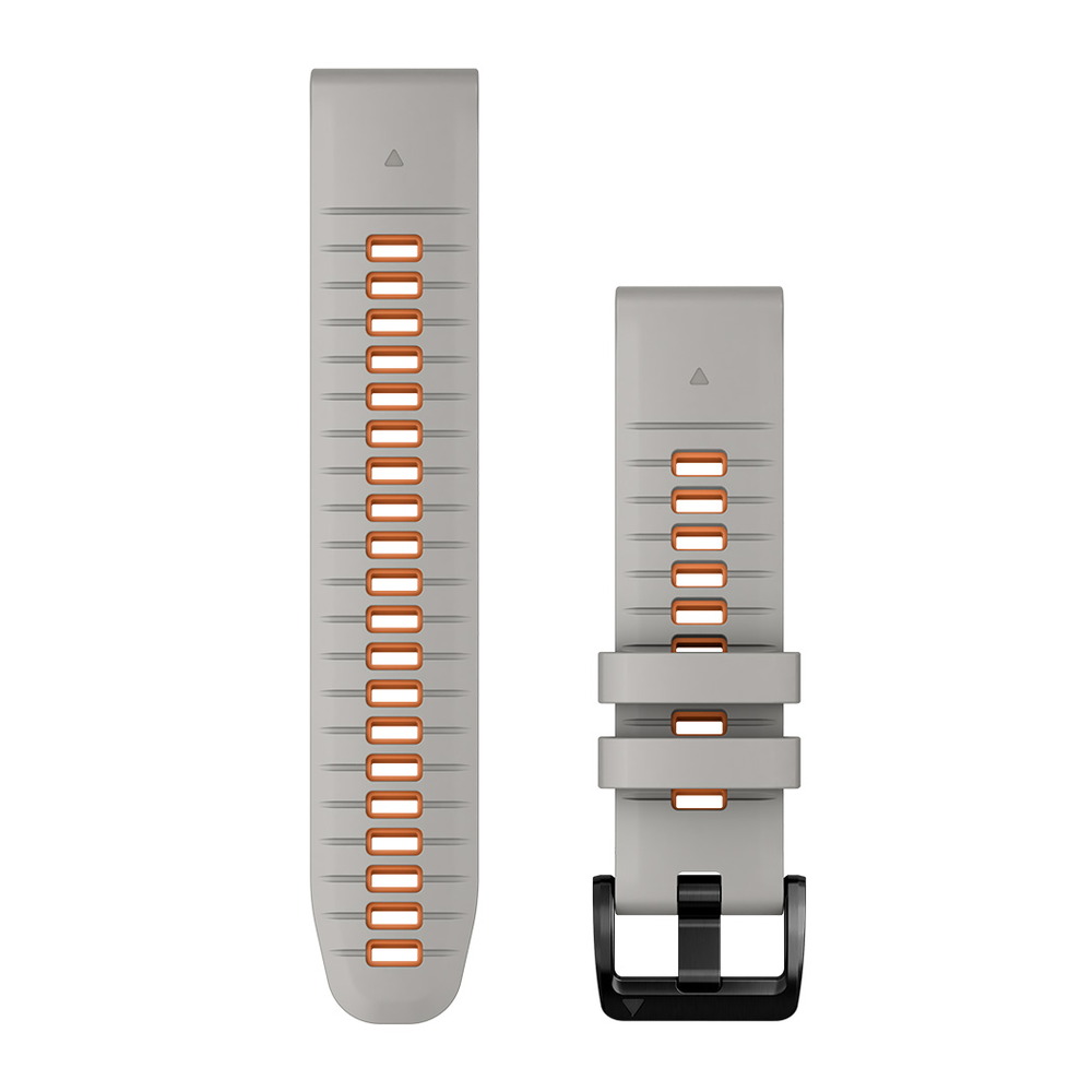 QuickFit 22mm Fog Gray/Ember Orange | fenix 7 Sapphire Dual Power ...