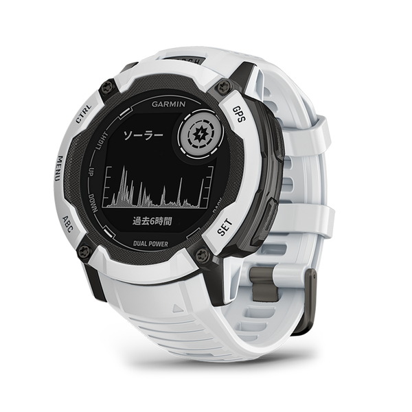 化学強化ガラスベゼル素材Garmin Instinct スマートウォッチ GPS トレーニング 時計